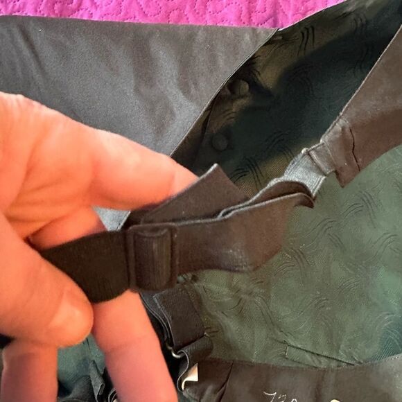 Brandon Michael green tux vest - XXL - adjustable at waist & neck - Picture 3 of 6